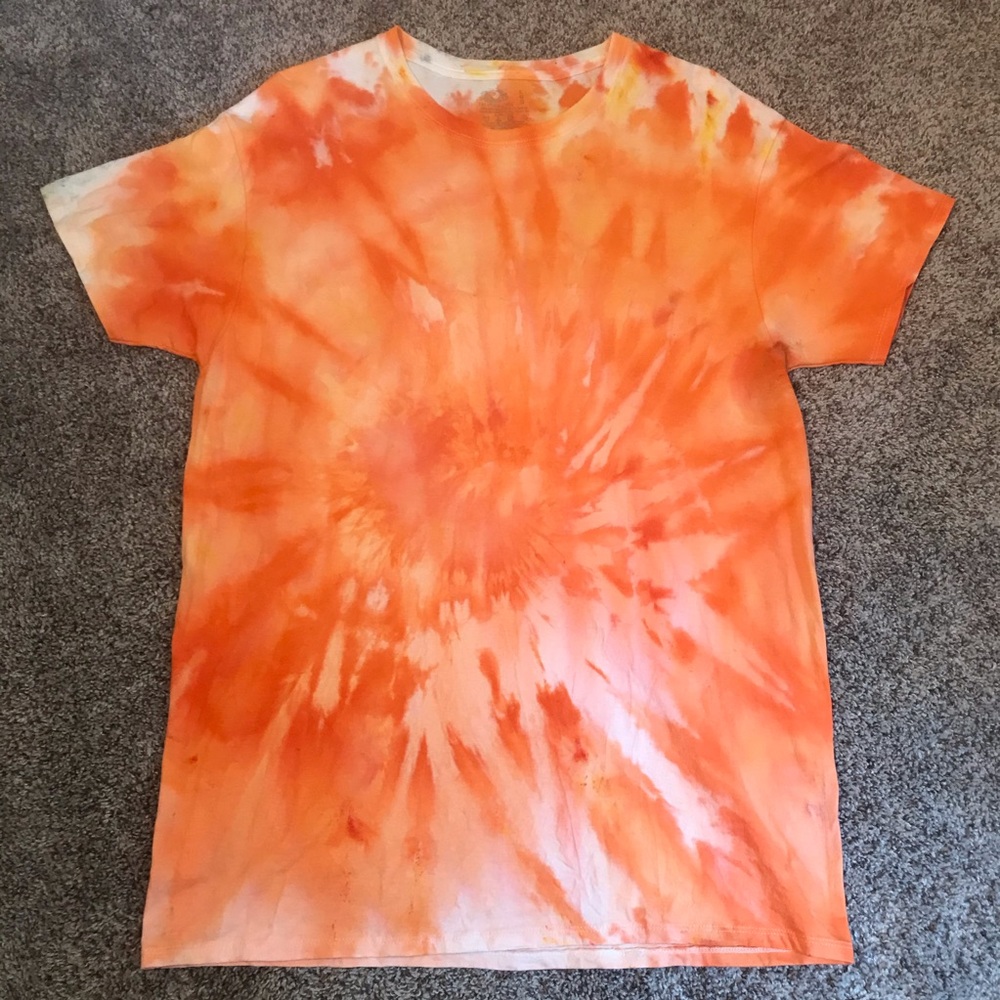 Custom Tie Dye Tshirt Unisex Size Large